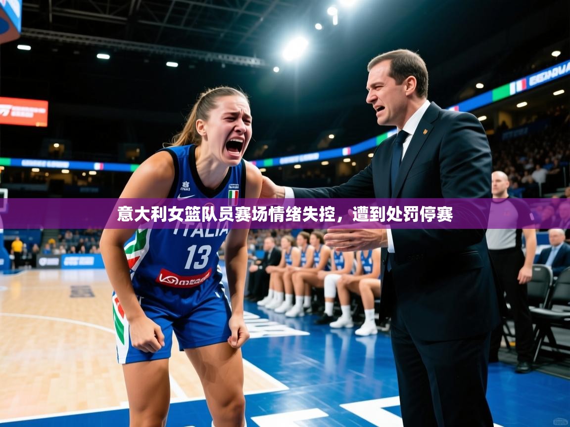 意大利女篮队员赛场情绪失控,遭到处罚停赛 第1张